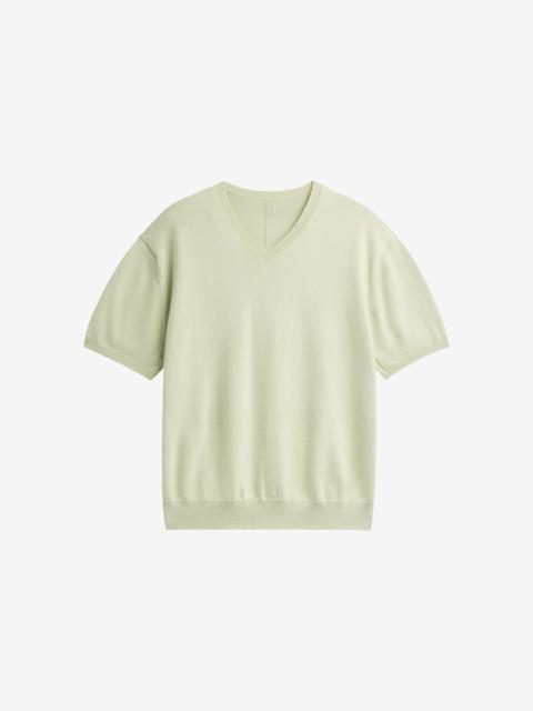 The Frankie Shop Ornan V-Neck Knit Pullover - Sage