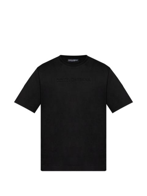 Dolce & Gabbana embossed T-shirt