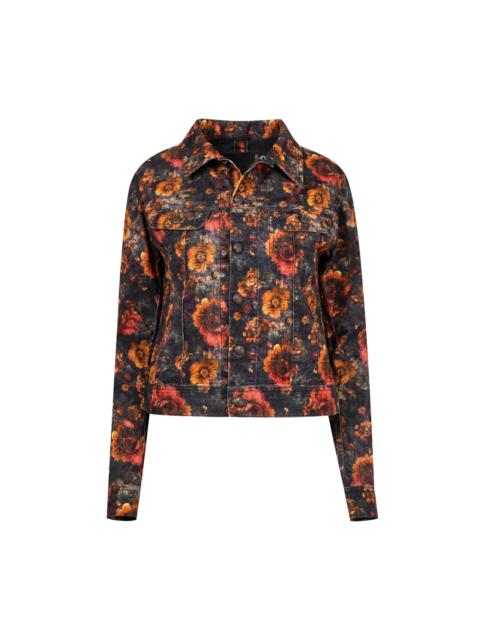 R13 SKINNY TRUCKER JACKET