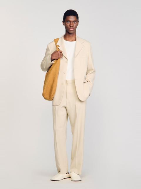 OVERSIZED WOOL SUIT JACKET