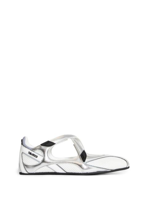 THE ATTICO The Attico Woman Silver Flats