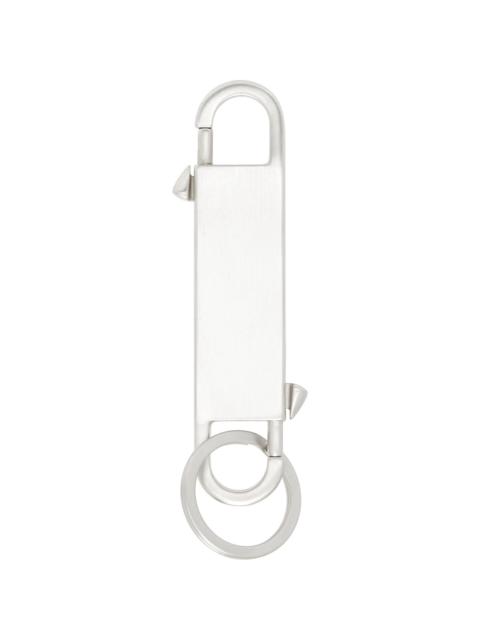 Rick Owens Silver Temple Gemini Keychain