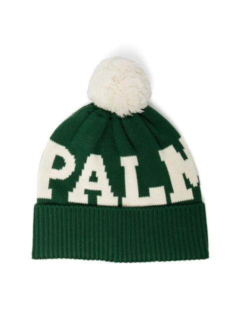 Palm Angels intarsia logo beanie