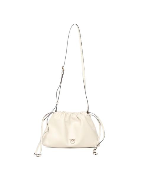 PINKO drawstring logo shoulder bag