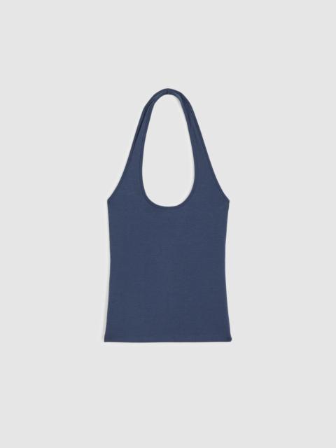 Madewell The '90s Halter Top in Compact Cotton