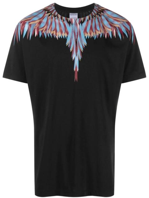 Marcelo Burlon County Of Milan Wings-print crew neck T-shirt