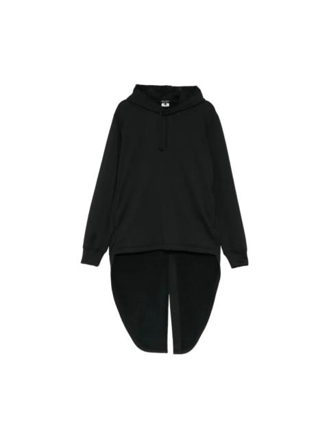 Comme des Garçons Homme Plus ASYMMETRIC-HEM HOODIE