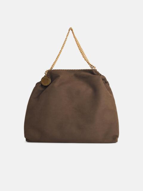 'TOTE FALABELLA' BROWN VEGAN LEATHER BAG WITH DRAWSTRING