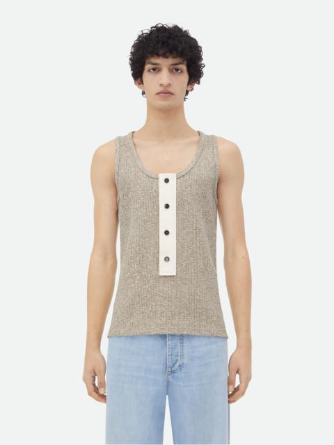 Bottega Veneta Cotton Mouline Jersey Tank Top