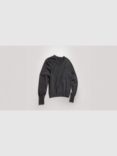 GUCCI Knit cashmere sweater with embroidery