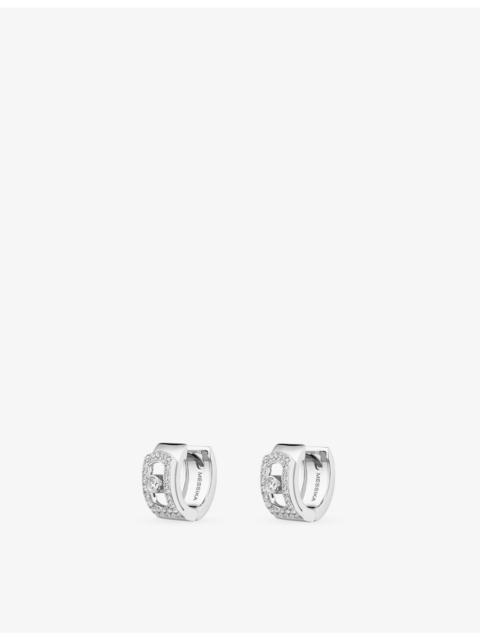 MESSIKA Move Noa 18ct Gold And 0.30ct Diamond Hoop Earrings