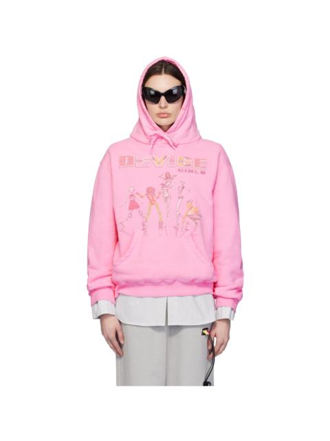 doublet Pink PZ Today Edition Device Girls Hoodie