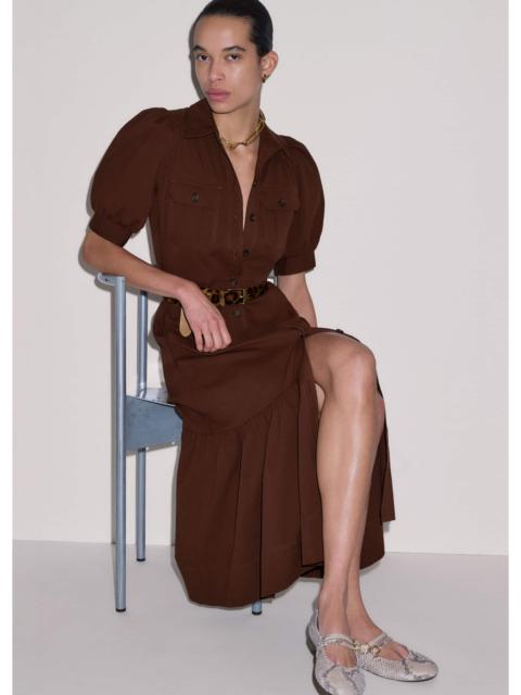 ME+EM Midi Shirt Dress