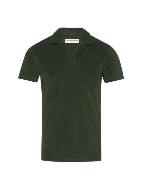 ORLEBAR BROWN Terry Towelling Polo - Amazon Green