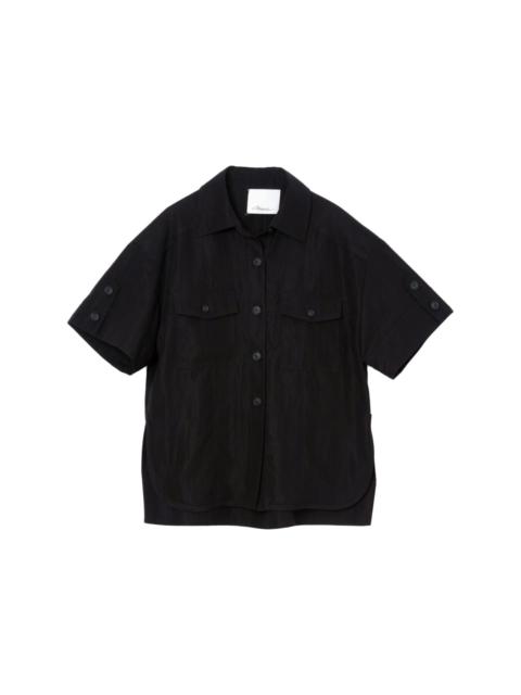 3.1 Phillip Lim TENCELâ¢-blend short-sleeve shirt