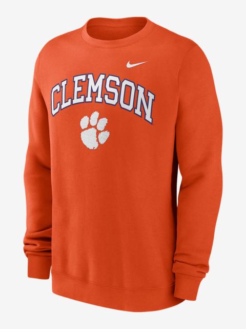 Nike Clemson Arch Men's Nike College Pullover Crew