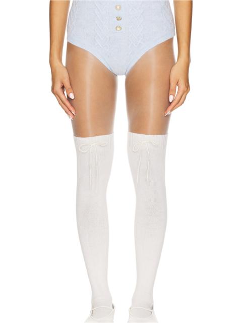 For Love & Lemons Cupid Knit High Waisted Panty