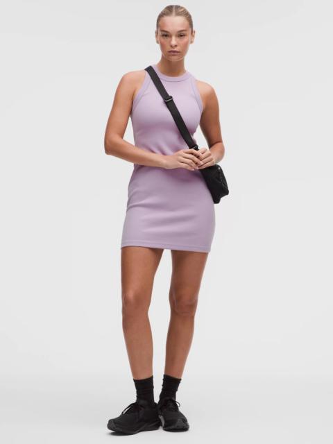lululemon Ribbed Heavyweight Cotton-Blend Mini Dress