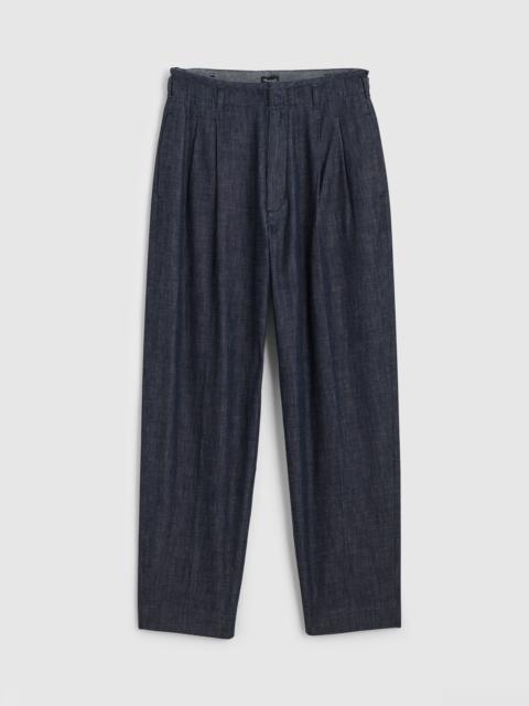 Madewell Denim Double-Pleated Trousers