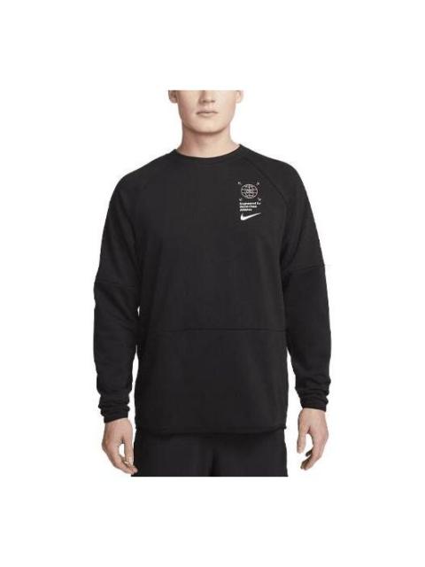 Nike Nike Dri-FIT Men's Graphic Fitness Crew 'Black' DV9827-010
