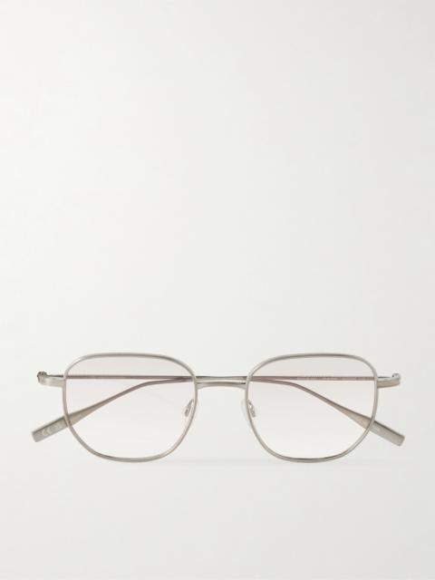 BARTON PERREIRA Revere Square-frame Gunmetal-tone Titanium Sunglasses