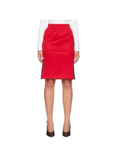 COPERNI Red Tracksuit Midi Skirt