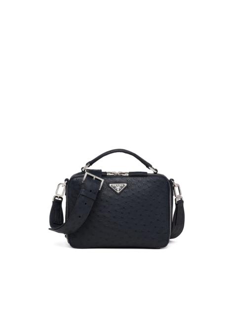 Prada Ostrich leather bandoleer bag