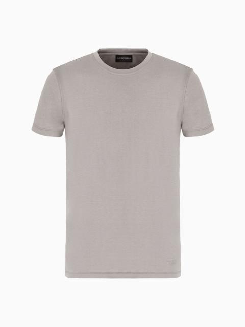 Silk/cotton blend T-shirt