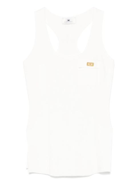 ELISABETTA FRANCHI ribbed tank top
