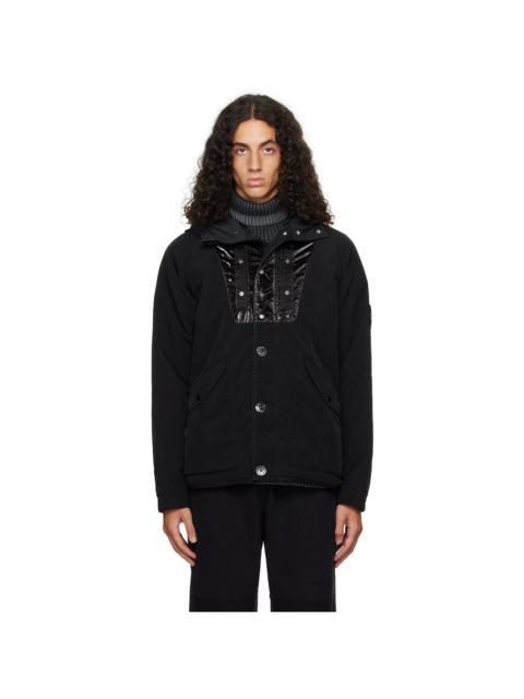 Stone Island Black Nylon Panama Jacket