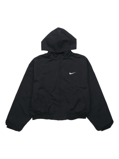 Nike Nike X Fear Of God Hooded Bomber Jacket Black & Fossil BV4408-010