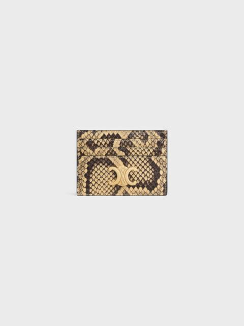 CELINE CARD HOLDER TRIOMPHE IN Python