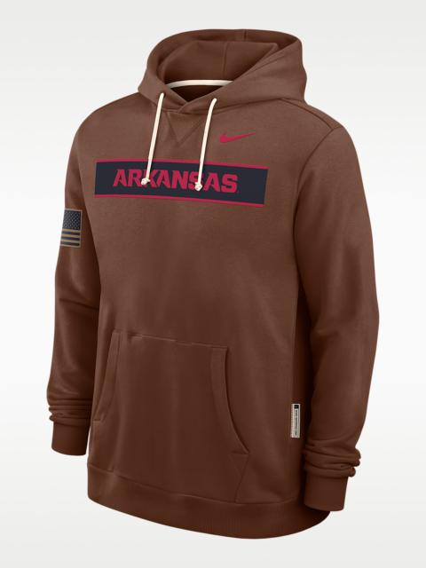 Nike Arkansas 2026 Military Appreciation Men's Nike Dri-FIT College Long-Sleeve Hooded Top