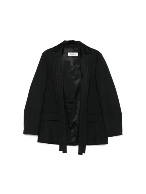 RÓHE shawl-lapel wool jacket