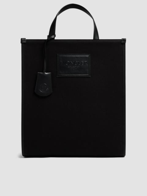 Moncler Alanah Leather-Trimmed Canvas Tote Bag