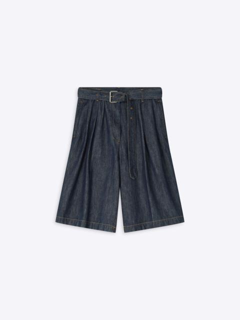 Dries Van Noten BELTED DENIM SHORTS