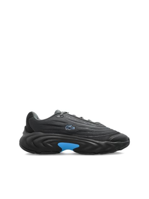LACOSTE logo-patch lace-up sneakers