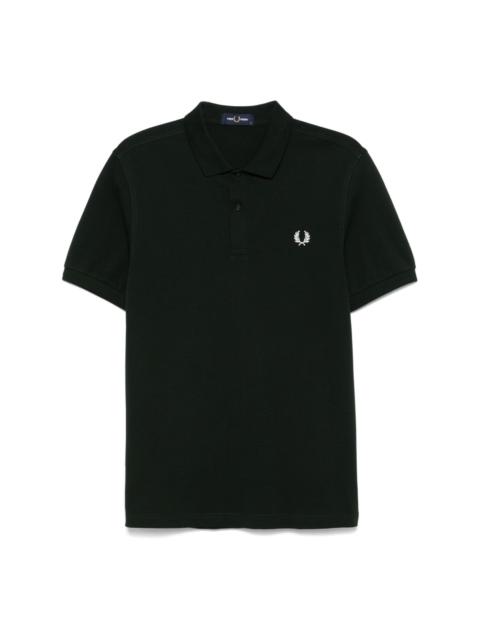 logo-embroidered polo shirt