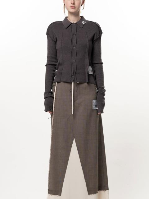Maison MIHARAYASUHIRO Inside-Out Knit Cardigan