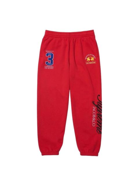 Supreme Supreme x La Martina SS26 Sweatpant 'Red' SUP-SS26-315-RED