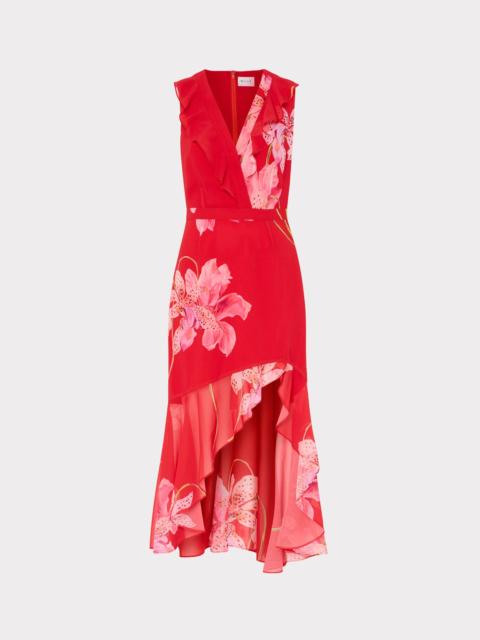 MILLY Nanci Printed Midi Dress