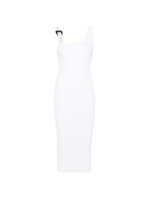 VERSACE JEANS COUTURE ribbed-knit midi dress