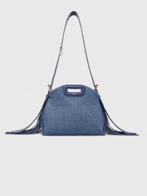 maje Miss M mini denim bag