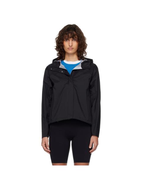 The North Face Black Voyage Rain 3L Hooded Rain Jacket