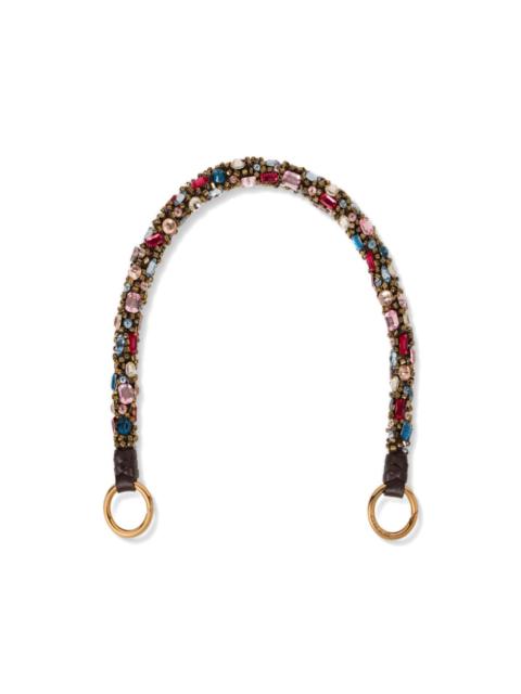 Etro rhinestones bag handle