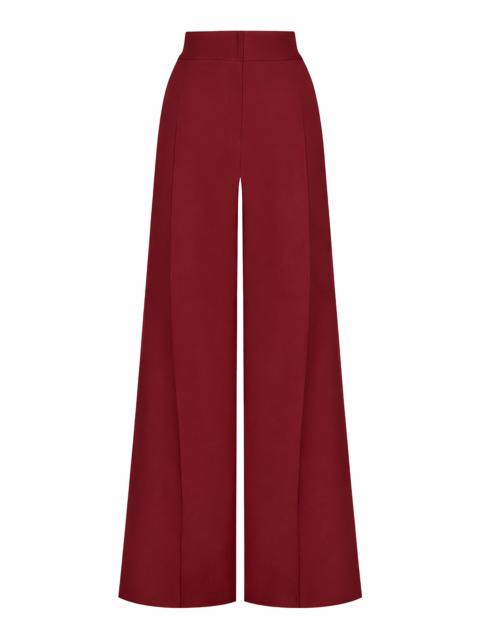 ANDRES OTALORA Latiendo Mid-Rise Straight-Leg Pants red