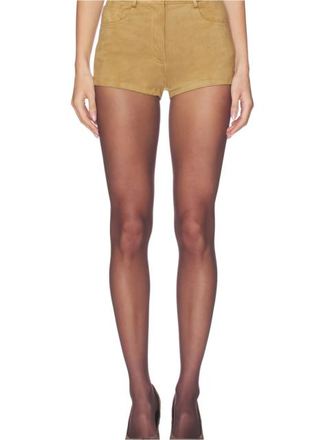 NORMA KAMALI High Waist Jean Short