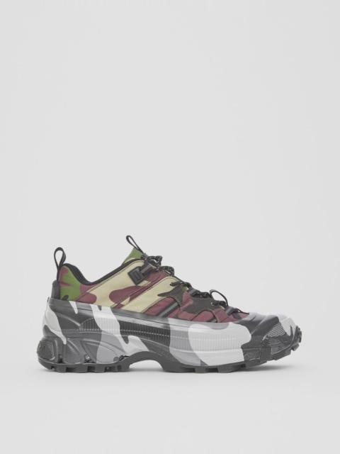 Burberry Camouflage Print Technical Arthur Sneakers