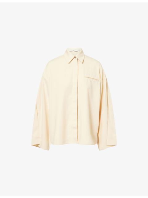 SIR. Sabina Relaxed-Fit Stretch-Woven Shirt