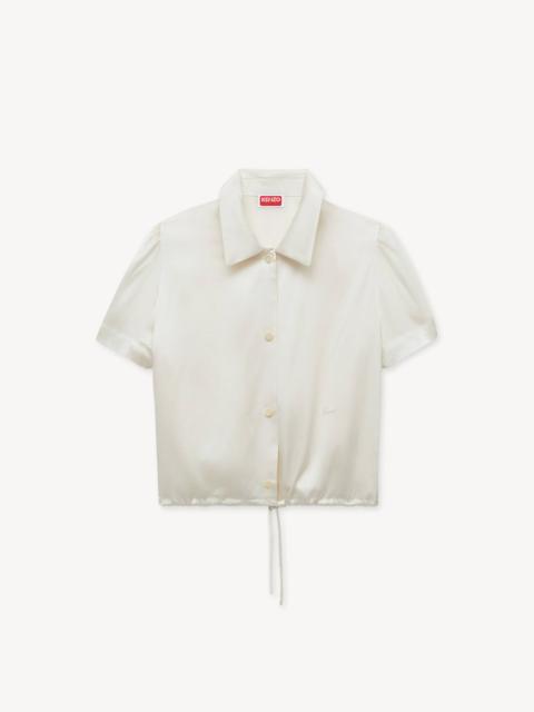 KENZO Puffy sleeves blouse in silk